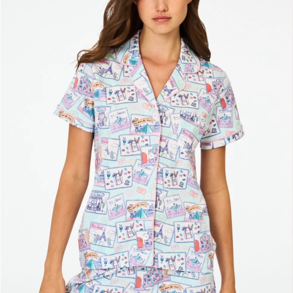 Roller Rabbit Paris Monkey Polo Pajamas